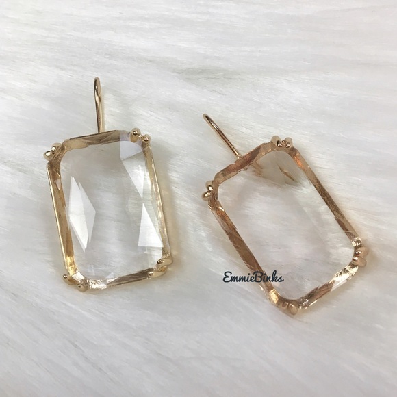 ✨3for$38 New Zara Faceted Crystal Drop Earrings - Picture 7 of 12